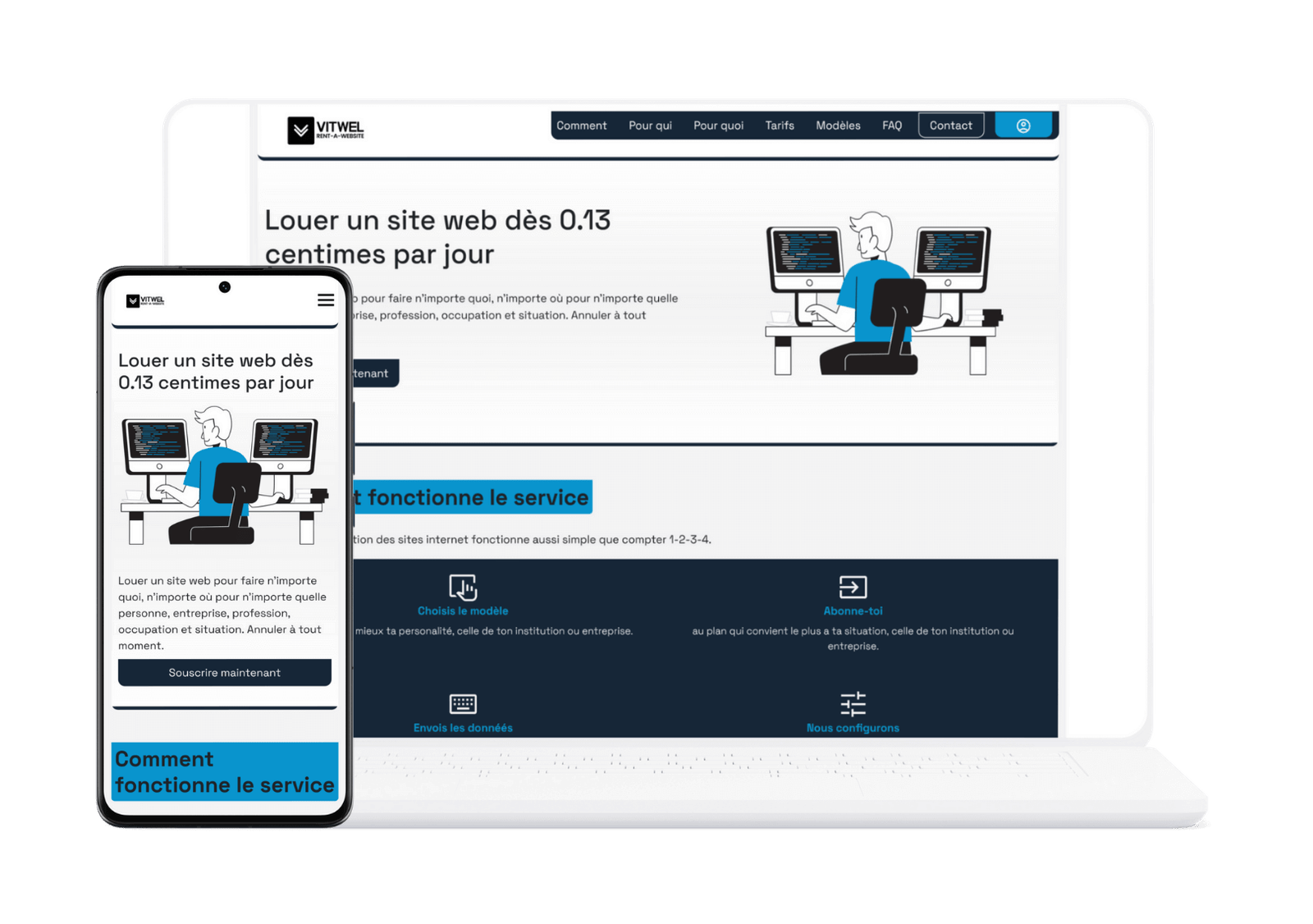Louer un site internet VITWEL
