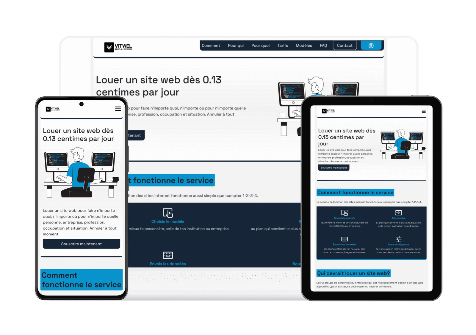 Louer un site internet VITWEL